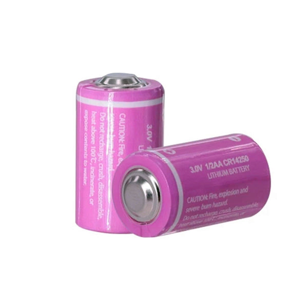 2PCS cr14250 cr 1/2AA 14250 cr 1/2AA 3V Lithium-Batterie 650mAh für Lampe radio Eletronic Lock