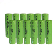 12 stücke NI MH AA akku 1,2 v 2500mah indurstry packen flach top, nicht PCM 14,550,5