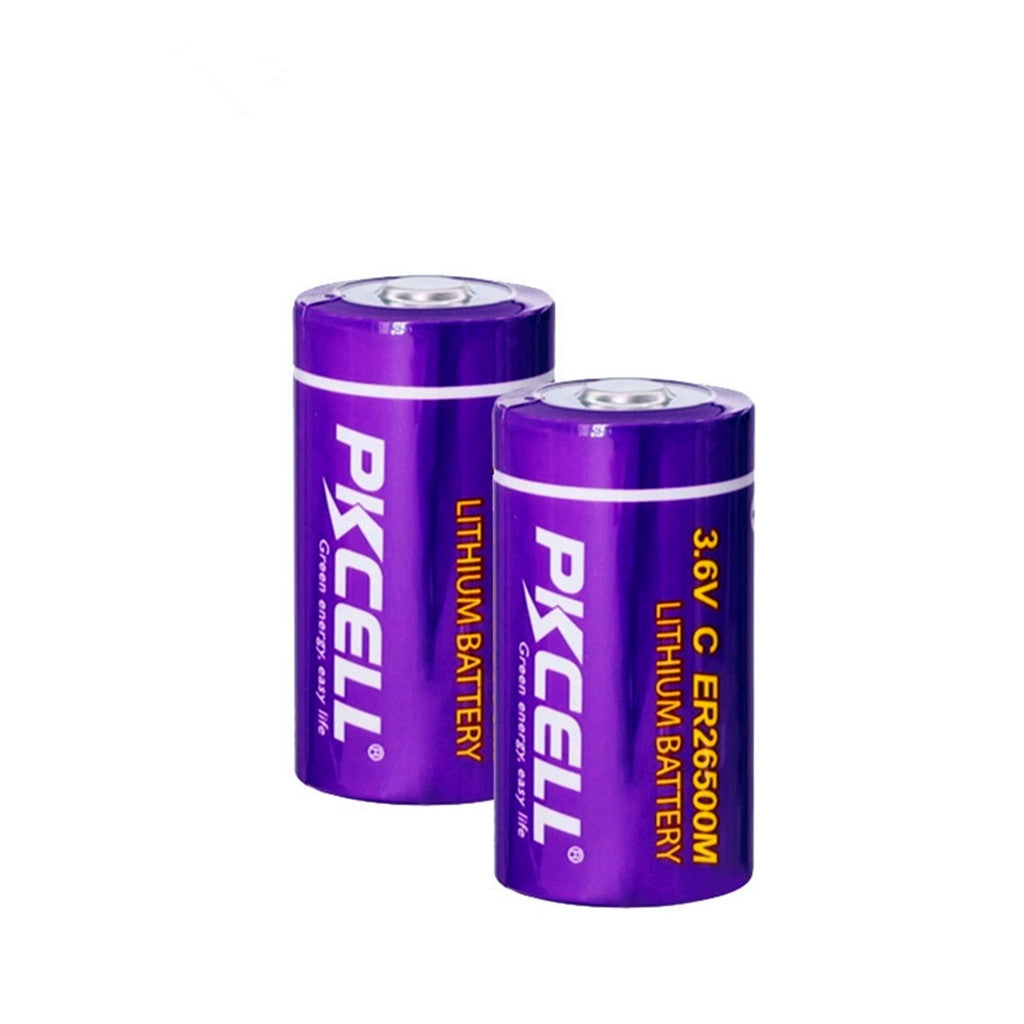 2PCS er 26500m 26500 Li socl2 er26500 3,6 V 6500mAh C größe batterie lithium-primäre power typ batterien für wasser meter