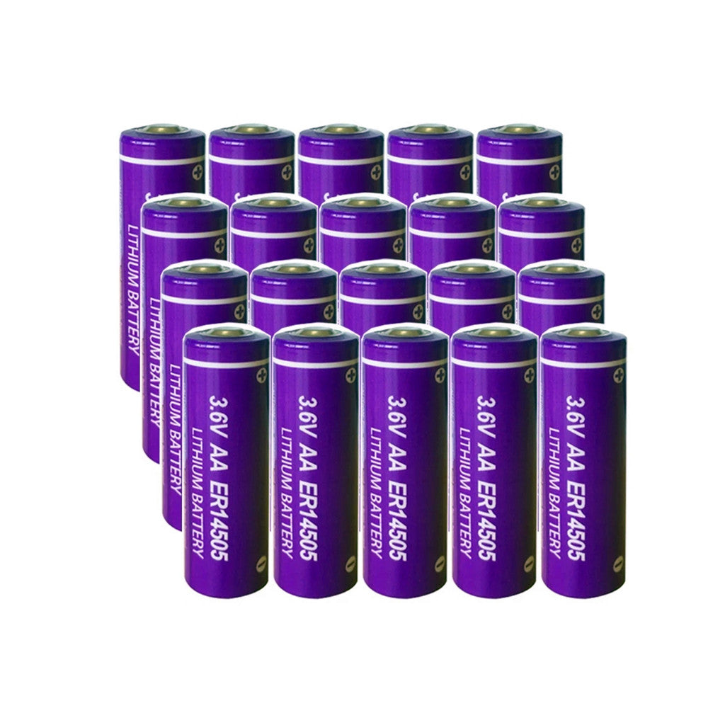 20PCS AA 3,6 V Lithium-Batterien er14505 2400mah Aufladbare Batterie für anlage ausrüstung