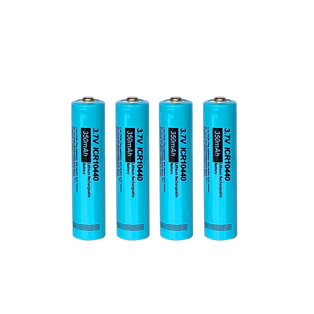 4PCS ICR 10440 AAA lithium-batterie 350MAH 3,7 v li-ion AAA akkus taste top taschenlampe elektronische maschine