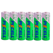 6PCS x 2200MAH 1,2 V NIMH AA akku Geringe Selbstentladung Batterien NI-MH für taschenlampe spielzeug batterie