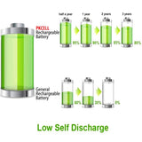 4Pcs Geringe selbstentladung Durable AA Batterie 1,2 V 2200mAh Ni-Mh LSD Batterien 1,2 Volt 2A Baterias Bateria