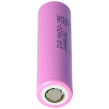 INR18650-35E 3,6 Volt Akku 3500mAh 18,55x65,25mm flacher Pluspol auswählbar mit oder ohne Lötfahnen