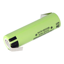 NCR18650B 3,6V-3,7V 3400mAh Li Ion Akku 18,2x65,25 mit Lötfahne