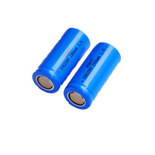 2 Stück 3,7 V 22500 Akku icr22500 Baterias 2300mAh für Taschenlampe Elektrorasierer Rasierer