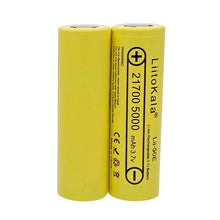 2pcs Lii-50E 3.7V 21700 5000mAh Akku 5C Entlade-Hochleistungsakku