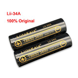2pcs 100% original hochwertige 18650 Batterie 3,7 V 3400 mAh 18650 Taschenlampe Akku