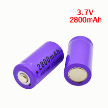 2pcs 2800mAh 3,7V Lithium-Ionen 16340 Akku UniversALBC LED Taschenlampe Experte 2700mAh LS