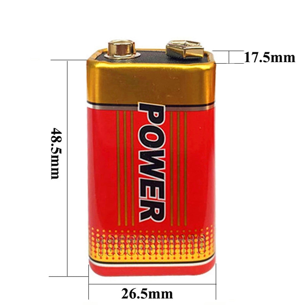 10PCS 6F22 Übergewicht 9V Batterie original hochwertige Kohle-Zink-Batterie