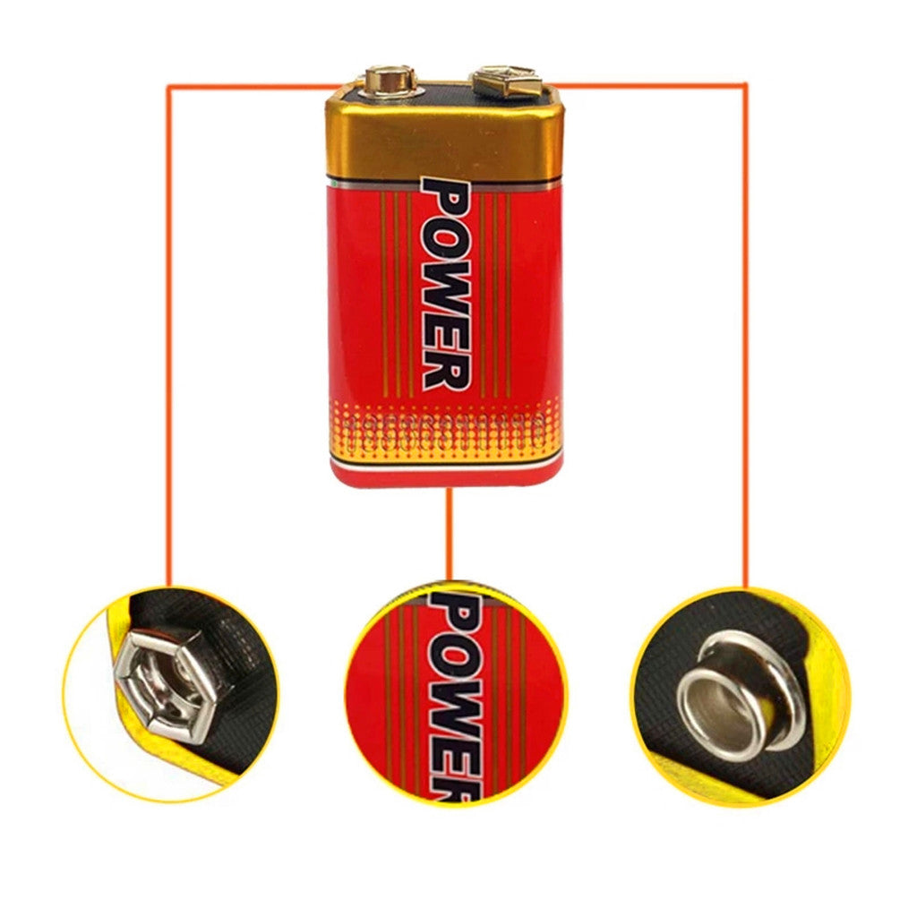 10PCS 6F22 Übergewicht 9V Batterie original hochwertige Kohle-Zink-Batterie