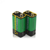 6PCS 6F22 1604D 6LR61 9V Batterie hochwertige Zink-Kohle-Batterie für drahtloses Alarmmikrofon