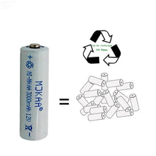 10PCS AA 3000mAh 1,2V Ni Mh Akku Günstige 2A Neutralbatterie zum Vorladen von elektronischen Geräten device