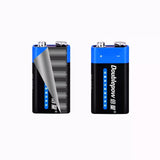 2PCS 9V Batterie 6f22 Primärbatterie und Trockenbatterie, verwendet für Multimeter Alarmmikrofon Eisenbox Einwegbatterie