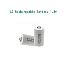 12 STÜCKE SC 3400 mAh 1,2 V Batterie 1,2 V Sub C NI CD Batterie, mit Bohrschrauber Schweißstück