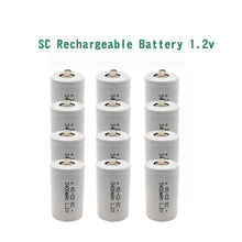 12 STÜCKE SC 3400 mAh 1,2 V Batterie 1,2 V Sub C NI CD Batterie, mit Bohrschrauber Schweißstück