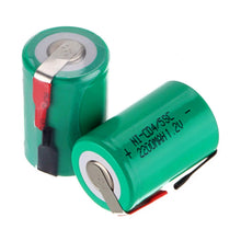 4 Stück 4/5SC NI CD Akku 1,2V 2200mAh Sub C für DIY Schraubendreher Bohrer Taschenlampe SUBC