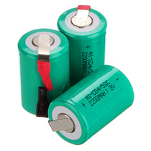 4 Stück 4/5SC NI CD Akku 1,2V 2200mAh Sub C für DIY Schraubendreher Bohrer Taschenlampe SUBC