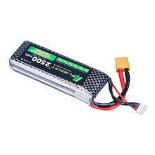 11.1V 2500mAh 3S Hochleistungs-Lithium-Polymer-Akku für ferngesteuertes Auto, Flugzeug, Hubschrauber