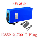 48V 25Ah 13S5P Lithium Ionen Akku Roller Akku T Deans plug Elektrofahrrad batterie mit 48V2A Ladegerät