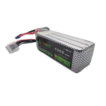 2x EC5 22.2V 4200mAh 35C 6S RC Lithium Polymer Akku Align 7.2 Yak 54 Ferngesteuerte vierachsige Hubschrauberdrohne