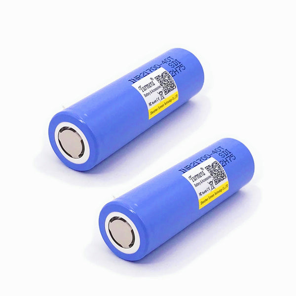 2pcs 21700 4000mAh 40A Batterie INR 21700 40T wiederaufladbare Lithiumbatterie für Staubsauger Turmera