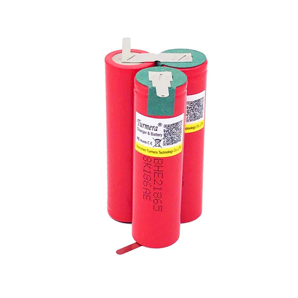 3S 10.8V 12.6V 18650 HE2 2500mAh 20A 35A Schraubendreher Akku und Schlick Entladestrom