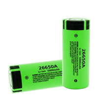 2x 26650 Akku 3,7 V 5000 mAh Lithium-Ionen 26650A Taschenlampe Akku Elektrowerkzeug Taschenlampe 26650 Lithiumbatterie