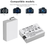 1800 mAh LP-E8 LP E8 LPE8 Kamera Akku Tasche für Canon EOS 550D 600D 650D 700D Rebel X4 X5 X6i X7