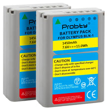 2 Stück 1450mAh BLN-1 BLN 1 PSBLN1 PS-BLN1 PS BLN-1 Ersatzakku für Olympus E-M5 OM-D E-