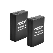 2 Stück 7,2 V 1500mAh Li-Ion EN-EL14 Akku für Nikon P7200 P7700 P7100 D5500 D5300 D5200 D3200