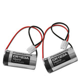 2 Stücke 3V CR123A mit Drahtbatterie für Kleingeräte