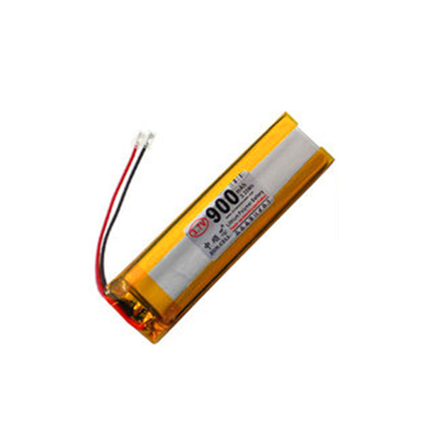 3,7V 2,54 Universalstecker 900mAh 701658 Polymer Lithium Batterie