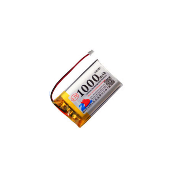 3,7 V 1000 mAh MX1.25 Reverse Stecker 802540 Polymer Lithium Batterie