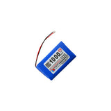 2x3,7 V 1000 mAh MX1.25 positiver Stecker blaues Paket 802540 Polymer-Lithium-Batterie