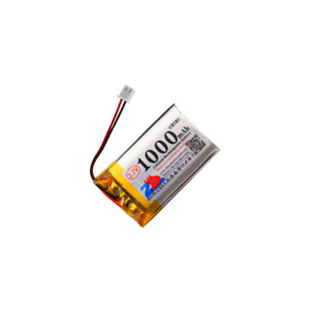 3.7V 1000mAh XH2.54 positiver Stecker 802540 Polymer Lithium Batterie