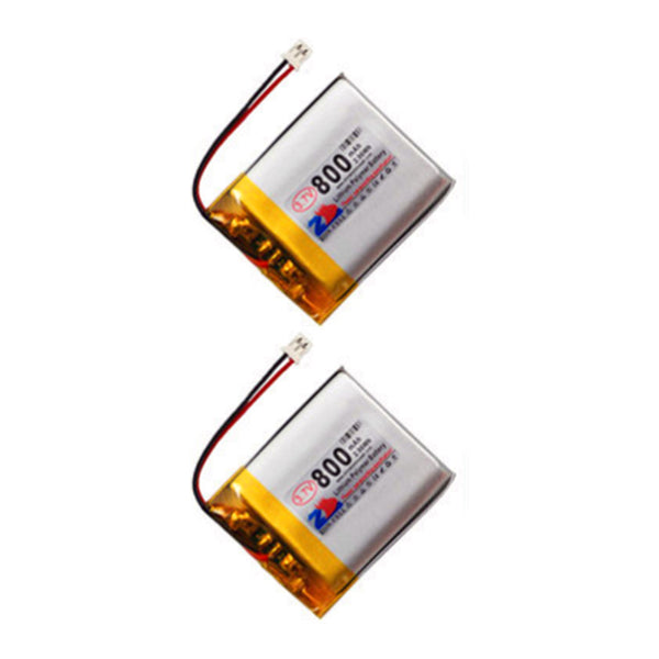 2x3.7V 800 mAh PH2.0 Reverse Stecker 603040 Lautsprecher Recorder Polymer Lithium Batterie