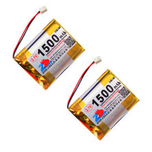 2x3.7V 1500 mAh XH2.54 umgekehrter Stecker parallel 603040 Polymer Lithium Batterie