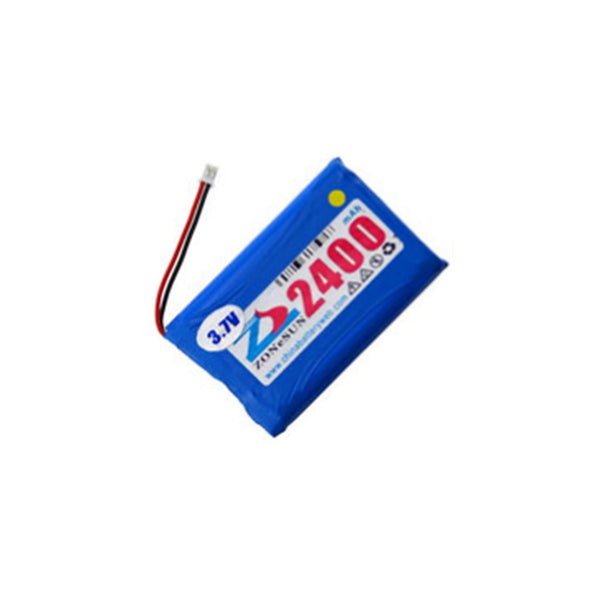 2x3.7V 2400mAh paralleler PH2.0 positiver Stecker 523450 Polymer Lithiumbatterie