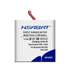 HSABAT 5000mAh HAC 003 Akku für Nintendo HAC-S-JP / EU-C0, Schaltkonsole HAC 001