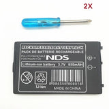 2 x850mAh Lithium ionen Akku Für Nintendo DS NDS Lithium-ion Batterie Mit Mini schraubendreher