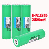 2pcs 3,7 V 2500mAh  INR18650 25R li-ion batterie entladung 15A Wiederaufladbare Batterien Taschenlampe