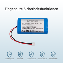 3,7 V 18650 Lithium-Batterie Packs 5200mAh akku XH-2.54 PH2.0 SM 2P Stecker Angeln LED Licht Bluetooth Lautsprecher