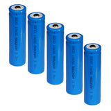 2 Stück 18650 3,7 V 5000 mAh Akku Wiederaufladbare Batterien für LED-Taschenlampe Große Kapazität