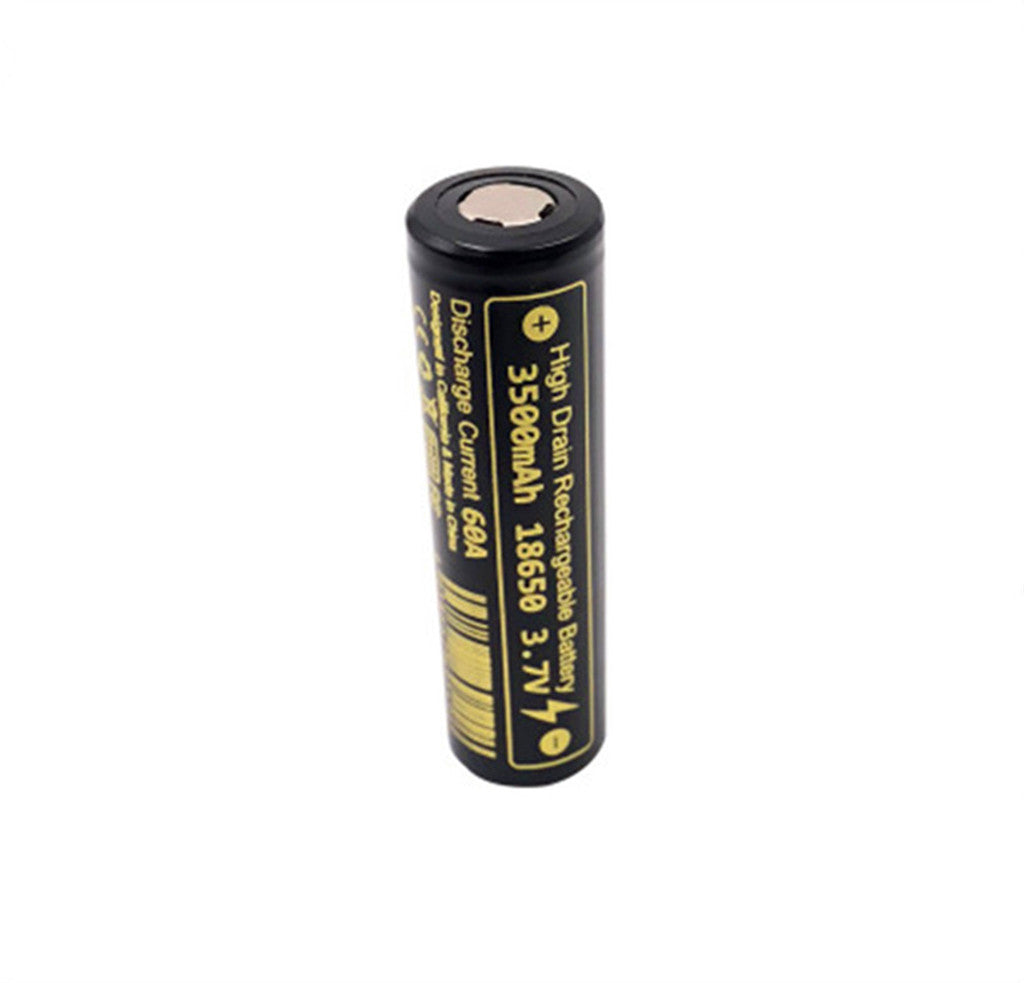 2PCS IMR 18650 Batterie 3500 mAh 60A 3,7 V Wiederaufladbare Flat Top Batterien