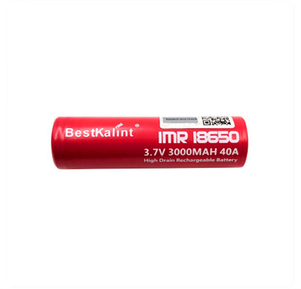 2PCS IMR 18650 Batterie 3000 mAh 40A 3.7V Wiederaufladbare Flat Top Batterien elektronische Batterie