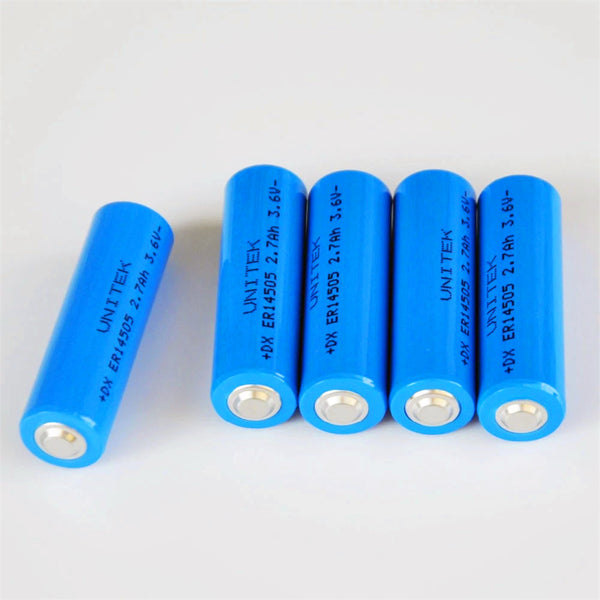 4 Stück 3,6 V liSOCL2 Lithiumbatterie ER14505 AA ER 14505 PCL Trockenbatterie 2700mAh