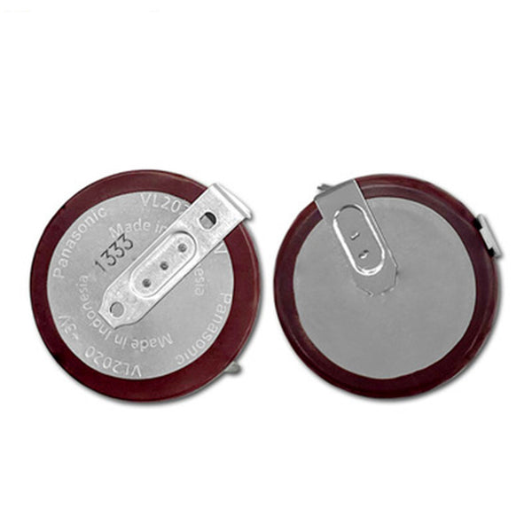 2 Stück Akku VL2020 / HFN 3V Batterie 90° Pin importiert original authentisch