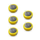 5 Stück CR2477 3V 1000mAh Knopf-Lithium-Batterie mit Lötfüßen, verschiedene Pins können für Kleingeräte angepasst werden