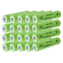 2 stücke 1,2 v 3800 mah AA Batterie Ni-Mh Neutral Akku für kamera Fernbedienung spielzeug Taschenlampe